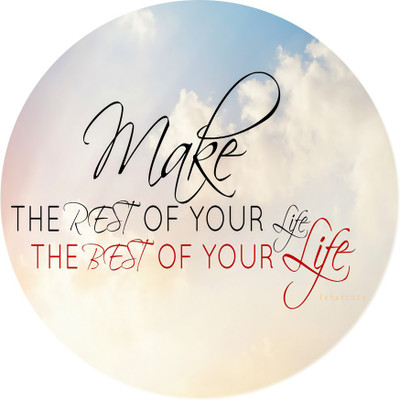 

Maison N Mode Make The Areest round Mouse Pad Mousepad(Multicolor)