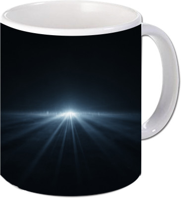 

Maison N Mode Lighting Background Coffee Ceramic Mug(330 ml), Multicolor