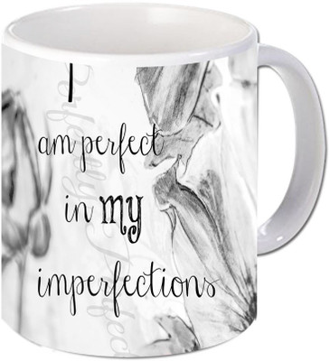 

Maison N Mode I M Perfect Coffee Ceramic Mug(330 ml), Multicolor