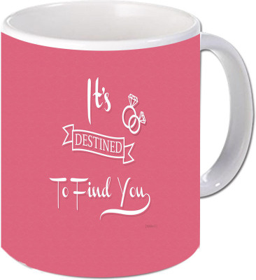 

Maison N Mode To Find You Coffee Ceramic Mug(330 ml), Multicolor