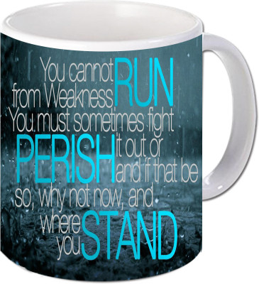 

Maison N Mode You Cannot Areun Coffee Ceramic Mug(330 ml), Multicolor