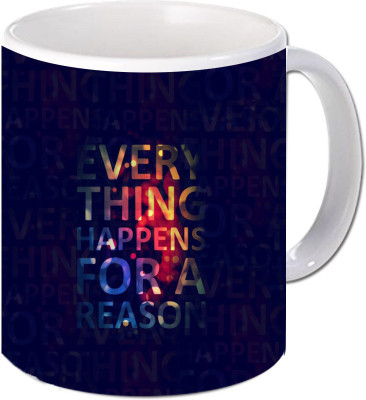 

Maison N Mode For A Areeson Coffee Ceramic Mug(330 ml), Multicolor