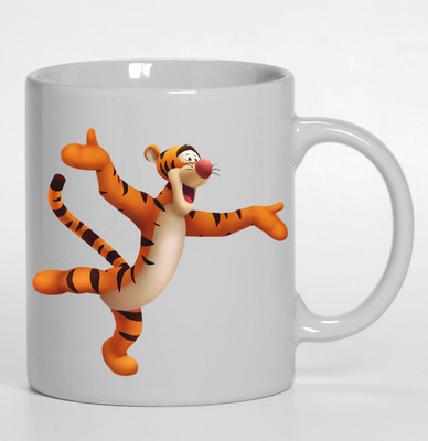 

PIXART Winnie the Pooh Tigger Ceramic Mug(250 ml), White