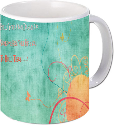 

Maison N Mode Build Your Own Drm Coffee Ceramic Mug(330 ml), Multicolor