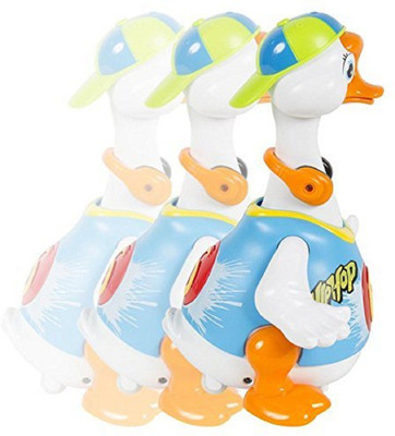 

RIANZ Intelligent Hip Pop Dance Read Tell Story Interactive Swing Goose Musical Educational Baby Toys Gifts Non Toxic(Multicolor)