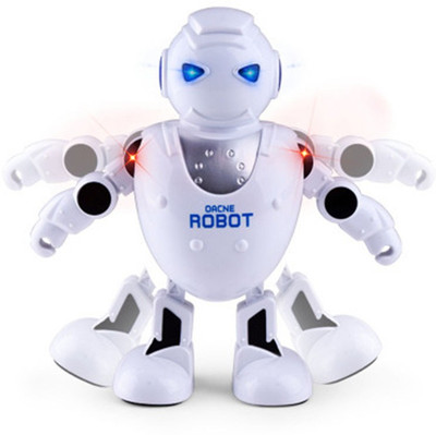 

ElectroBot DANCING ROBOT TOY with brights beats, dance & move and other many advanced featured smart interactive robot for kids, girls & boys & return gift also.(White)