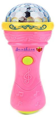 

Zurie Toy Collection Assorted 3D lights Handheld Microphone Musical Toy(Multicolor)
