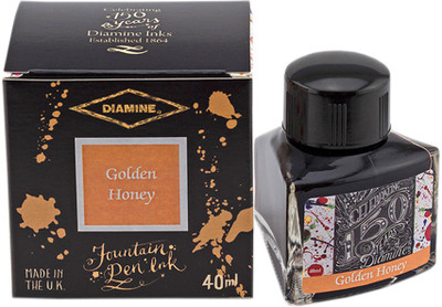 DIAMINE Diamine GOLDEN HONEY ANNIVERSARY INK 40 ML Ink Bottle(Ink Color - Golden Honey)