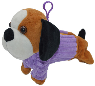

Hrinkar Cartoon Pencil Pouch Animal Art Plastic Pencil Box(Set of 1, Brown, Purple, White, Black)