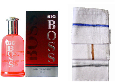 

Vablon Boss Red Perfume 120ML + 3 Men Cotton Handkerchiefs Eau de Parfum - 120 ml(For Men)