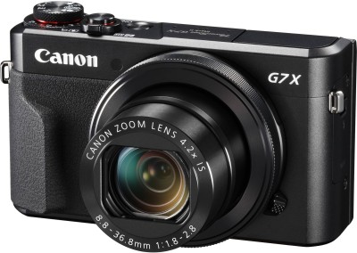 Canon Powershot G7 X Mark II(20.1 MP, 4.2X Optical Zoom, 4X Digital Zoom, Black)