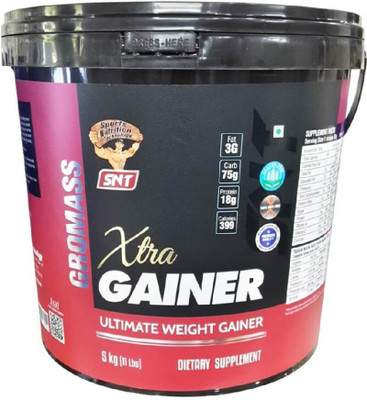 

SNT gromass xtra gainer 5kg Weight Gainers/Mass Gainers(5000 g, CHOCOLATE)
