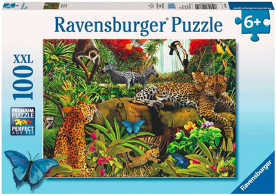 

Ravensburger Puzzle - Wild Jungle(100 Pieces)