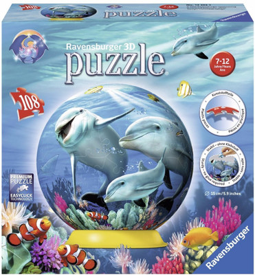

Ravensburger Sweet Dolphins(108 Pieces)