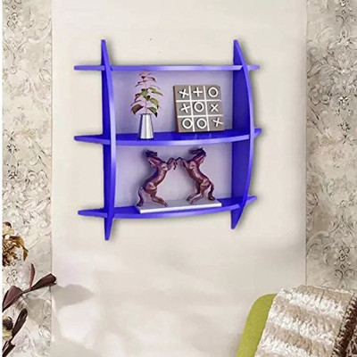 

SG Nice MDF Wall Shelf(Number of Shelves - 1, Blue)