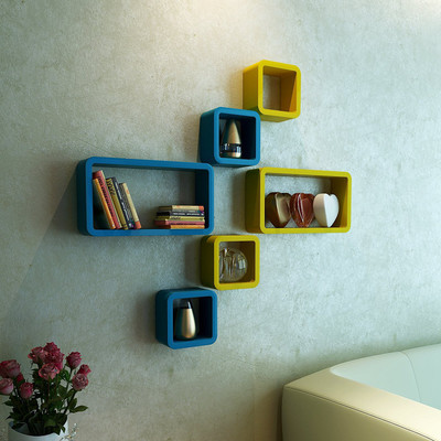 

Decoration Shop MDF Wall Shelf(Number of Shelves - 1, Multicolor)