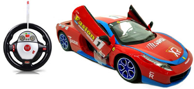 

HALO NATION 1:14 Concept BMW Styled Sports Racing Car with Gravity Sensor RC , 5.1 high Quality Sound, Rechargable, BIG Size - Red(Red)