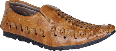

Emosis Ethnic Look Loafers For Men(Tan