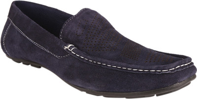 

Fsports Blue Faux Leather Casual Loafers For Men(Blue