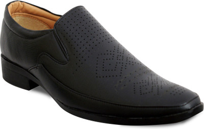 

Feetway Lazer Design Formal Shoe Slip On For Men(Black