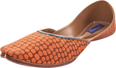 

Tamanna Punjabi Traditional Ethnic Jutis For Women(Orange, Brown