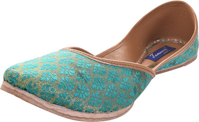 

Tamanna Punjabi Traditional Ethnic Jutis For Women(Multicolor, Green