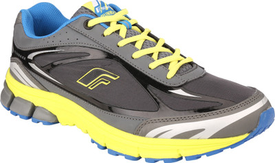 

Fsports Grey Lime Synthetic and Nylon Mesh Running Shoes For Men(Grey, Yellow