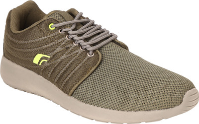 

Fsports Olive Grey Synthetic and Nylon Mesh Running Shoes For Men(Olive, Grey