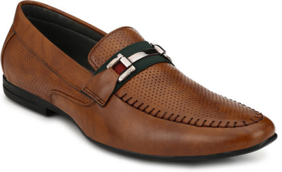 

Fentacia Perforated Loafers For Men(Brown