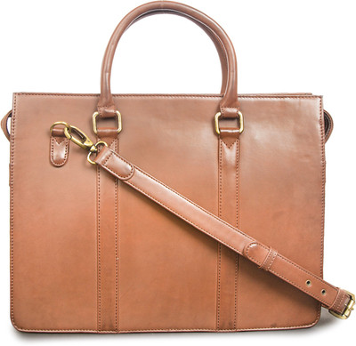 

Gauge Machine Men & Women Formal Brown PU Sling Bag