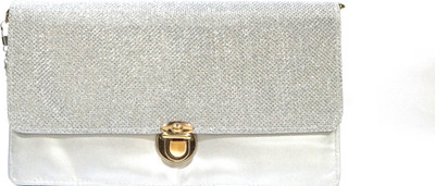 

Nemichand Jewels Girls Evening/Party White PU Sling Bag