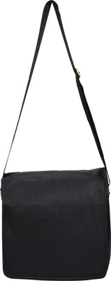

PSH Men Formal Black PU Sling Bag