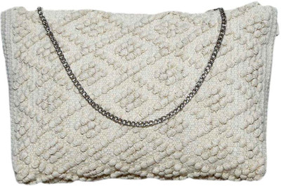 Diwaah Women Casual White Cotton Sling Bag