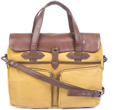 

Gauge Machine Men & Women Formal Brown PU Sling Bag