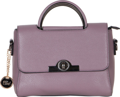 

VELINA Girls Casual Purple Leatherette Messenger Bag