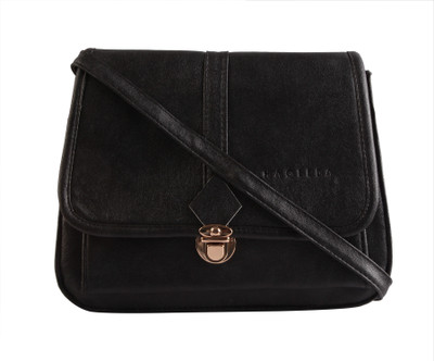 

Haqeeba Women Formal Black Leatherette Sling Bag