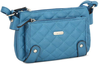 

Lavie Women Casual Blue PU Sling Bag