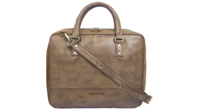

Gauge Machine Men & Women Formal Brown PU Sling Bag