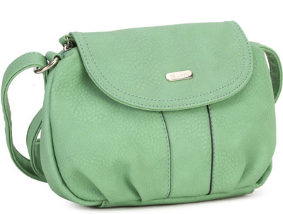 

Lavie Women Casual Green PU Sling Bag