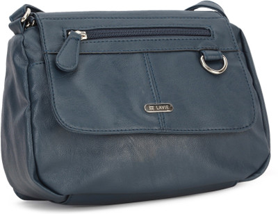 

Lavie Women Casual Blue PU Sling Bag