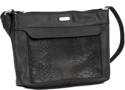 

Lavie Women Casual Black PU Sling Bag