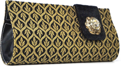 

Nemichand Jewels Girls Casual Khaki PU Clutch
