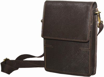

Tamanna Men & Women Formal Brown Genuine Leather Sling Bag