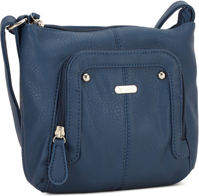

Lavie Women Casual Blue PU Sling Bag