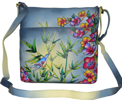 

Shankar Produce Women Casual Multicolor Genuine Leather Sling Bag