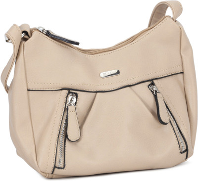 

Lavie Women Casual Beige PU Sling Bag