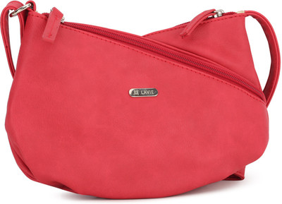 

Lavie Women Casual Red PU Sling Bag