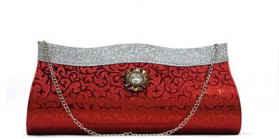

Nemichand Jewels Girls Evening/Party Red, White PU Sling Bag
