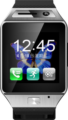 

JIKRA Presenting Bluetooth Smartwatch Silver Smartwatch(Black Strap Free Size)