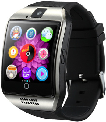 

ESTAR Presenting Bluetooth Smartwatch With Sim-Card Support for Samsung Galaxy A3 (2016) Silver Smartwatch(Black Strap Free Size)